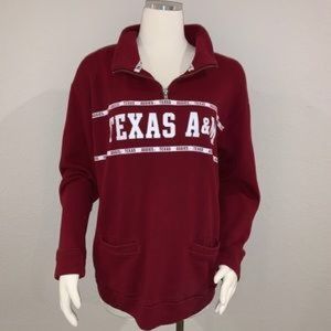 PINK - Texas A&M 2016 Zip Sweatshirt With Pockets